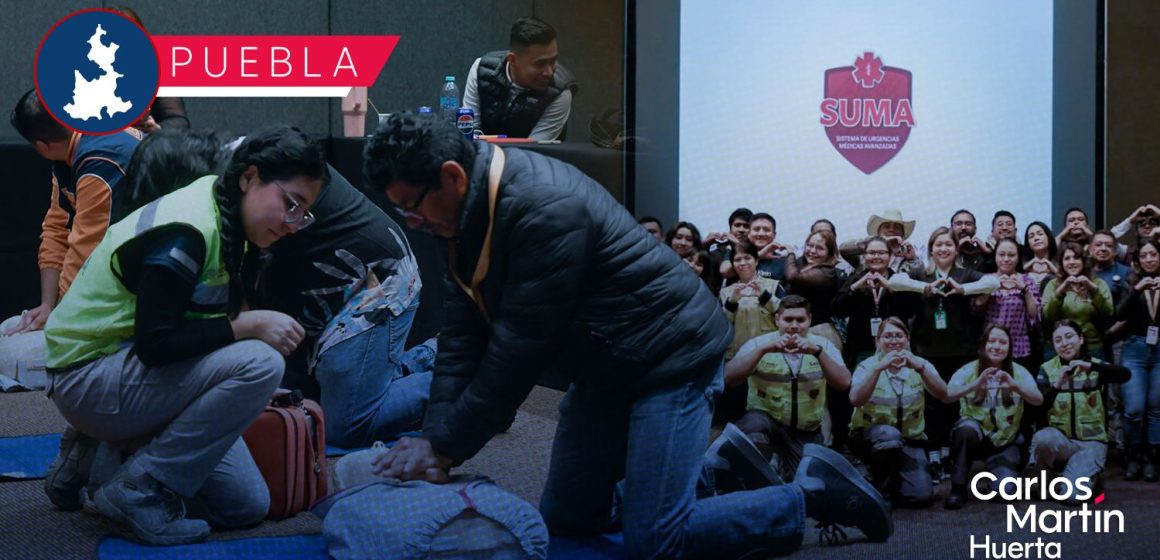 Impulsan espacios cardioprotegidos con campaña “Latidos Por Amor a Puebla”