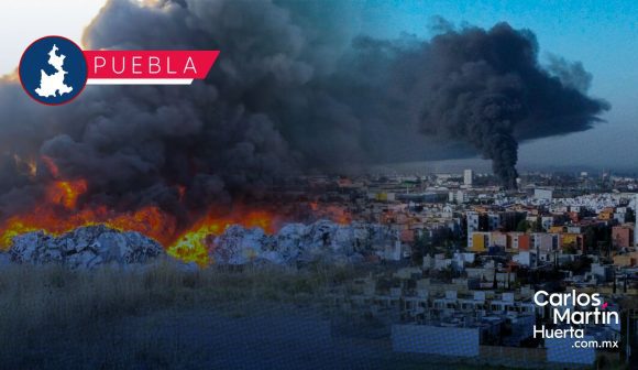 Mega incendio por desechos textiles en Misiones de San Francisco