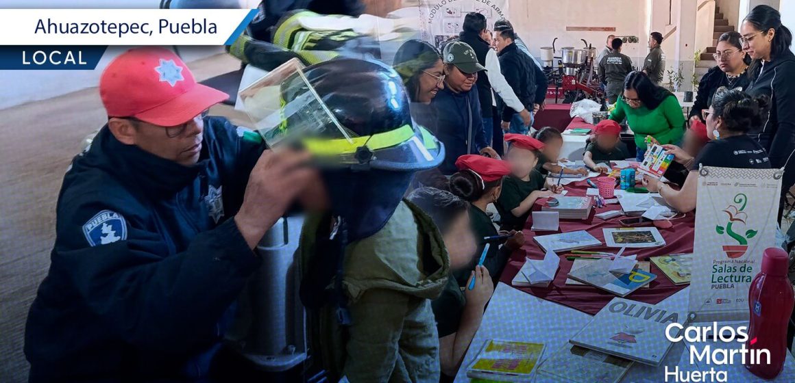 Jornada por la Paz y canje de armas fortalece la seguridad en Ahuazotepec