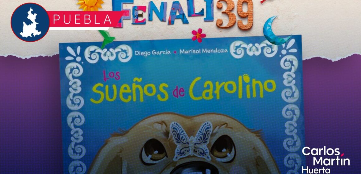 Carolino, el perro guardián de la BUAP, presentará su libro en la Fenali 39