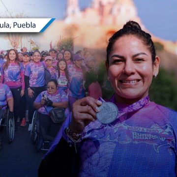 Lupita Cuautle encabezó la carrera “Paso a Paso Rumbo a la Igualdad” en el marco del 8M
