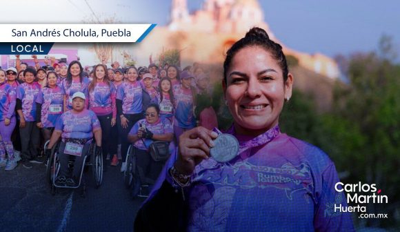 Lupita Cuautle encabezó la carrera “Paso a Paso Rumbo a la Igualdad” en el marco del 8M