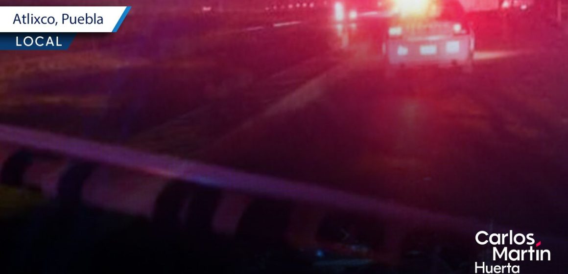 Motociclista protagoniza accidente en la carretera Izúcar de Matamoros-Atlixco