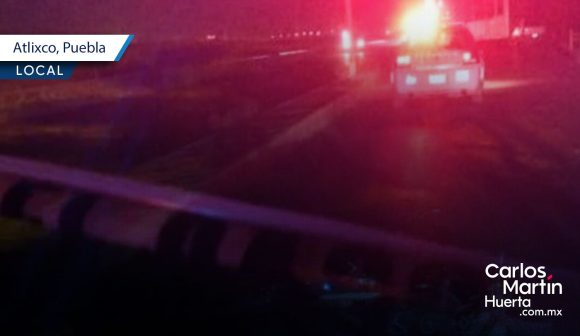 Motociclista protagoniza accidente en la carretera Izúcar de Matamoros-Atlixco