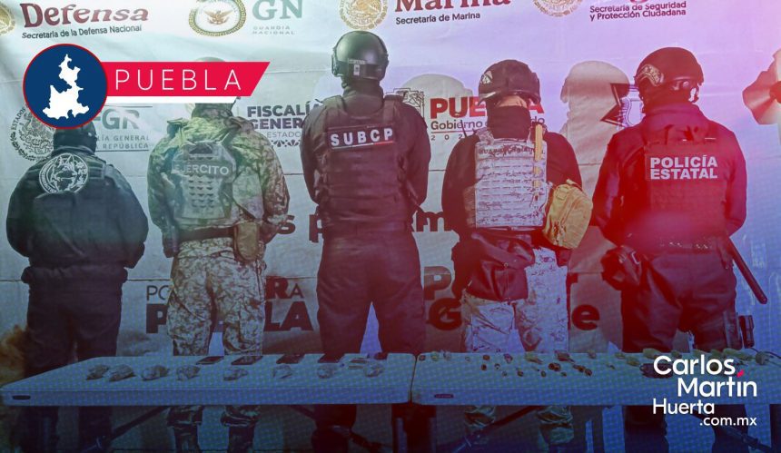 Operativo en el penal de Huauchinango; decomisan armas, drogas y celulares