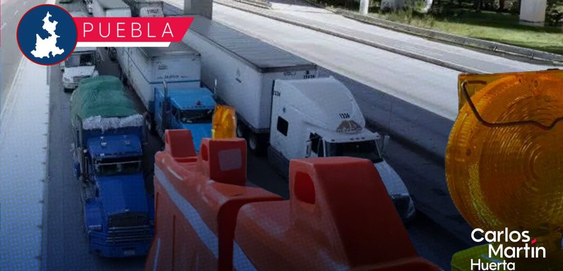 ¡Atención automovilista! Inicia cierre parcial en la lateral de la Autopista México-Puebla; durará una semana