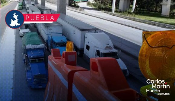 ¡Atención automovilista! Inicia cierre parcial en la lateral de la Autopista México-Puebla; durará una semana