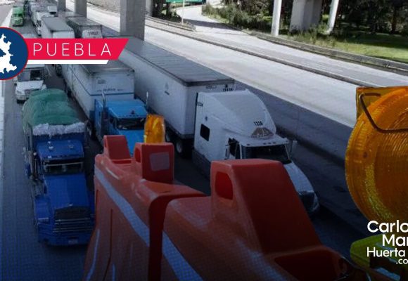 ¡Atención automovilista! Inicia cierre parcial en la lateral de la Autopista México-Puebla; durará una semana