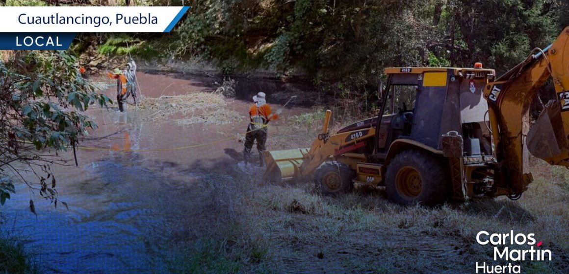 Participa CEASPUE en limpieza del Río Atoyac en Cuautlancingo