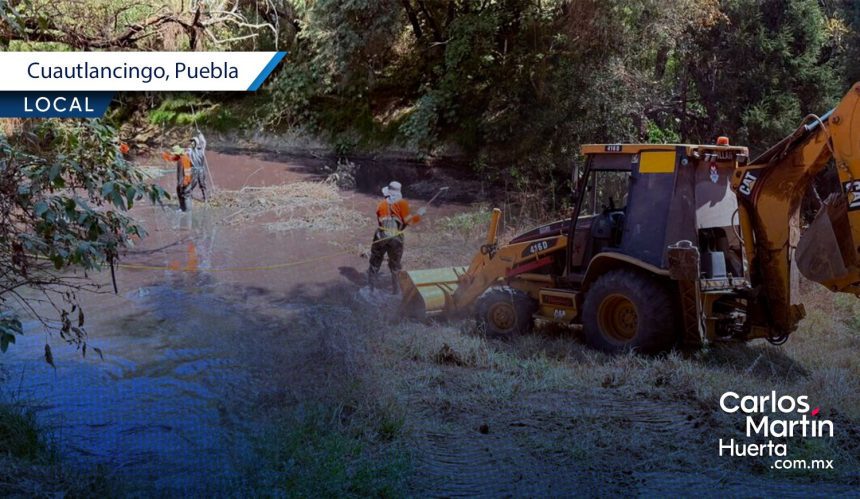 Participa CEASPUE en limpieza del Río Atoyac en Cuautlancingo