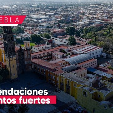 Puebla capital emite recomendaciones por vientos fuertes