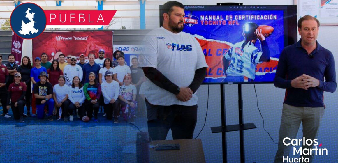 Puebla capital impulsa el deporte con alianza con la NFL FLAG y Denver Broncos Flag