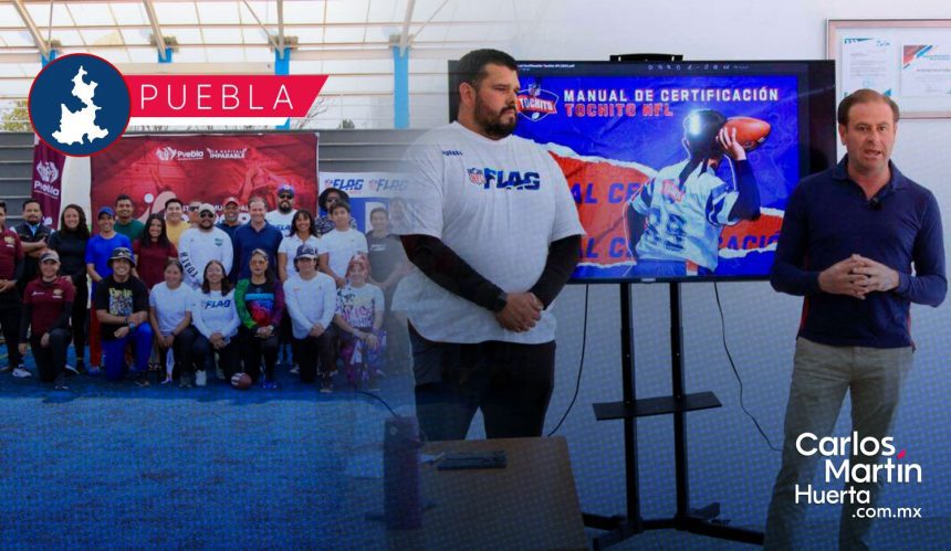 Puebla capital impulsa el deporte con alianza con la NFL FLAG y Denver Broncos Flag