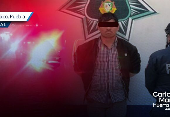 Recuperan coche robado en Atlixco; detienen al conductor