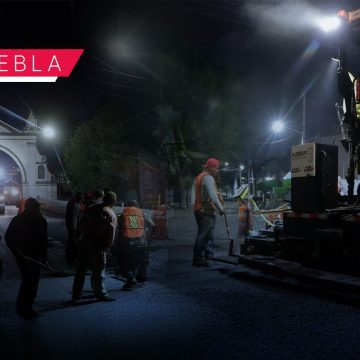 Refuerzan trabajos nocturnos en rehabilitación de la Prolongación Reforma