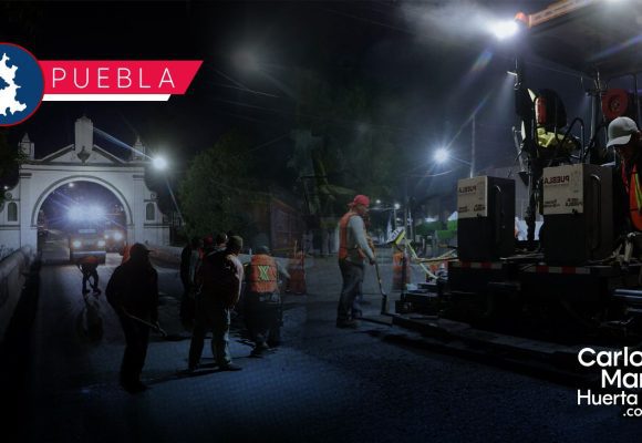 Refuerzan trabajos nocturnos en rehabilitación de la Prolongación Reforma