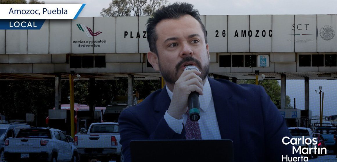 Reubicarán la caseta de Amozoc; la harán de 3 carriles por tramo