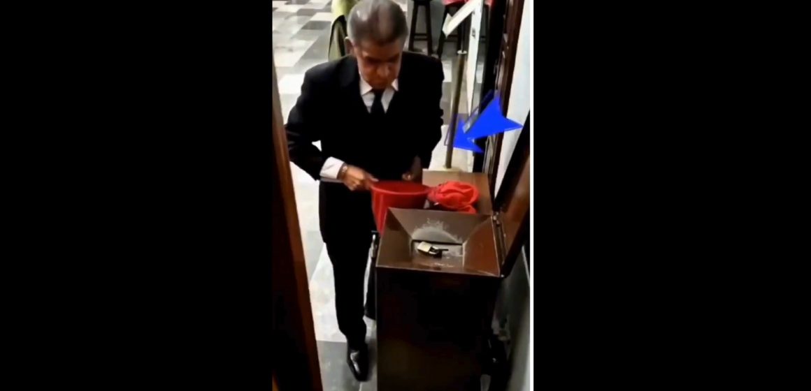 Robando limosnas, así captaron a un ayudante de la Catedral de Tehuacán