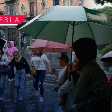 Se esperan lluvias con granizo y posible actividad eléctrica para este martes en Puebla
