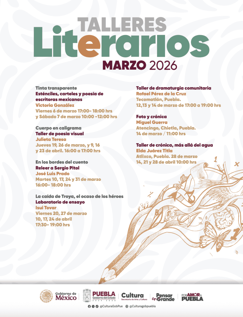 Secretaria de Arte y Cultura lanza talleres literarios gratuitos 4 e1772812685514