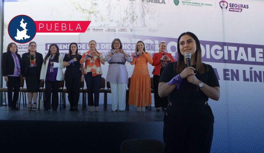 Puebla contra la violencia digital: Olimpia Coral y Secretaría de las Mujeres capacitan a jóvenes y comunicadores