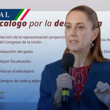 Reforma Electoral: Sheinbaum presenta “Decálogo por la Democracia”