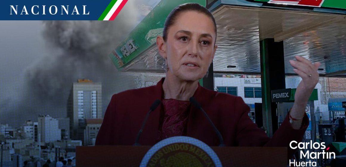 Sheinbaum descarta aumento en gasolinas tras conflicto entre EE. UU. e Irán