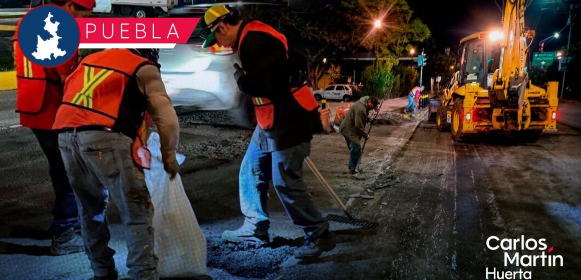 Trabajos diurnos y nocturnos en rehabilitación de Prolongación Reforma: Secretaría de Infraestructura