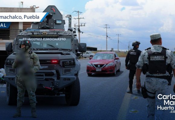 Tres órdenes de gobierno refuerzan seguridad en Tecamachalco