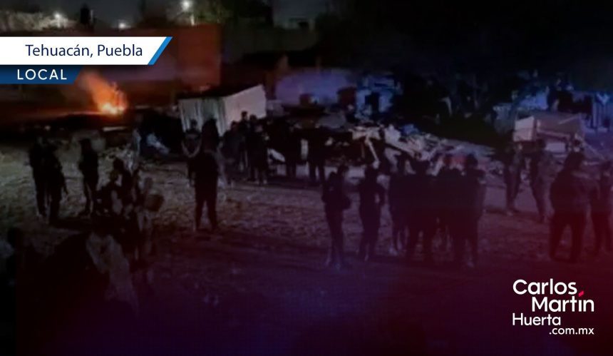 Vecinos prenden fuego a domicilio de presunto ladrón en Tehuacán