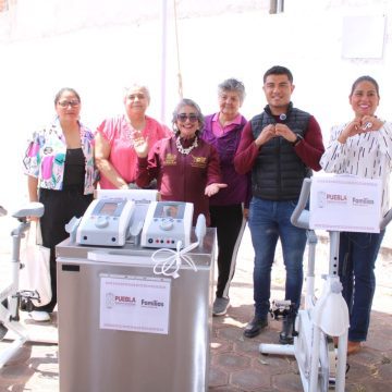 Fortalece DIF Municipal de San Pedro Cholula el Centro de Rehabilitación Integral con nuevo equipamiento