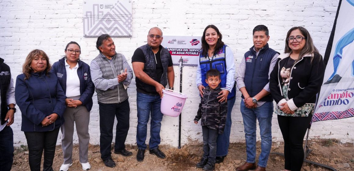 Más familias de San Rafael Comac ya cuentan con agua potable com obra municipal