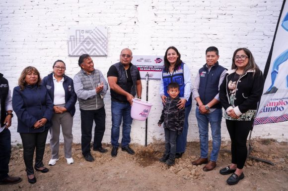 Más familias de San Rafael Comac ya cuentan con agua potable com obra municipal