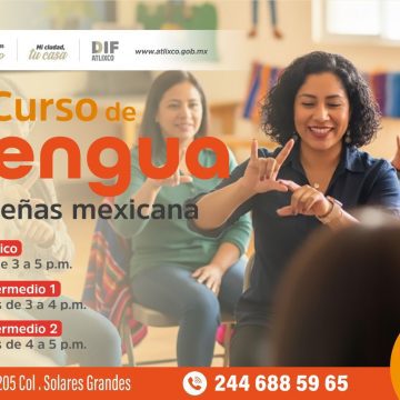Impulsan inclusión en Atlixco con curso de Lengua de Señas Mexicana