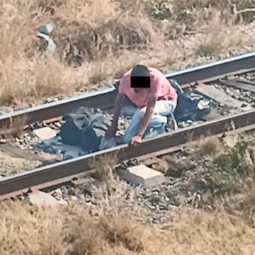 Detienen a sujeto por presunto robo en zona ferroviaria de Cuautlancingo