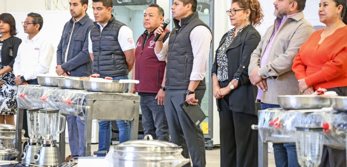 Fortalece Cuautlancingo comedores escolares en beneficio de más de 700 estudiantes