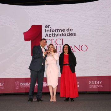 Federación reconoce trabajo de Ceci Arellano por fortalecer a las familias en Puebla