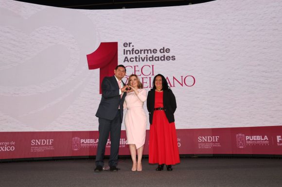 Federación reconoce trabajo de Ceci Arellano por fortalecer a las familias en Puebla