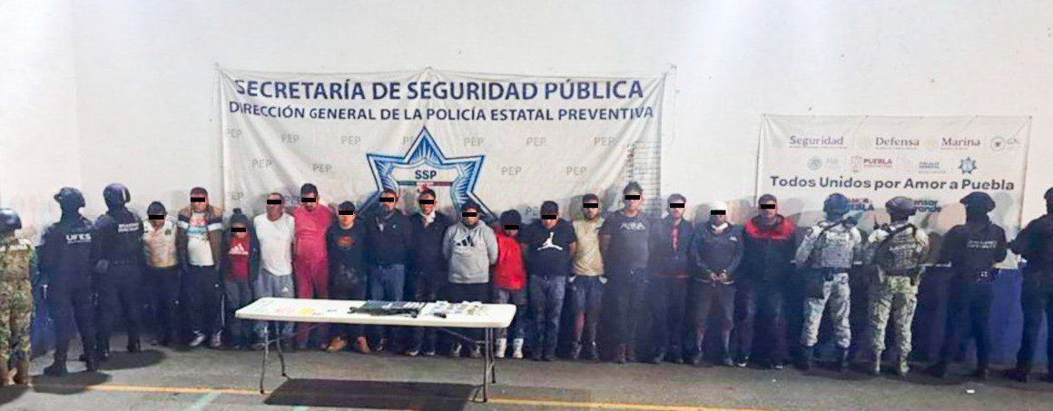 Desarticulan célula delictiva en el Mercado Morelos; hay 16 detenidos.