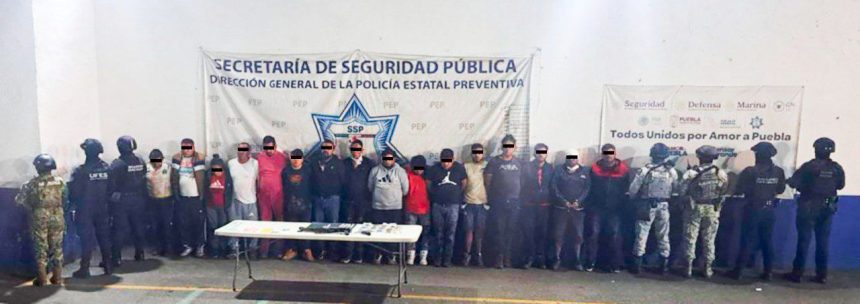 Desarticulan célula delictiva en el Mercado Morelos; hay 16 detenidos.