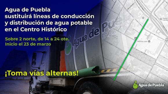 Inicia la renovación de la red de agua potable en el Centro Histórico; beneficiará a 8 mil 870 habitantes