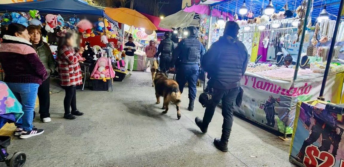 Seguridad coordinada garantiza saldo blanco en la Feria de Sanctorum en Cuautlancingo