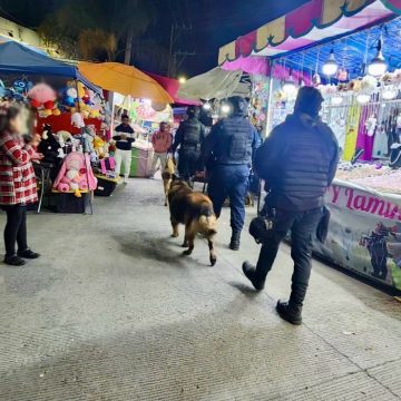 Seguridad coordinada garantiza saldo blanco en la Feria de Sanctorum en Cuautlancingo