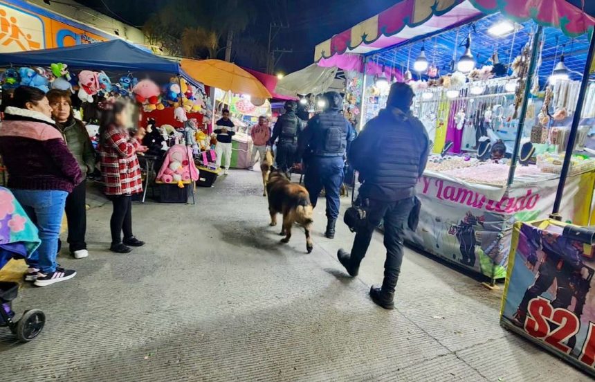 Seguridad coordinada garantiza saldo blanco en la Feria de Sanctorum en Cuautlancingo