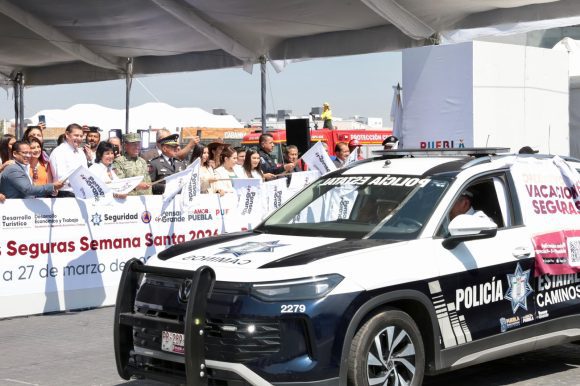 WhatsApp Image 2026-03-27 at 1.11.58 PM Operativo “Vacaciones Seguras”: Más de 4 mil efectivos protegerán carreteras y destinos de Puebla