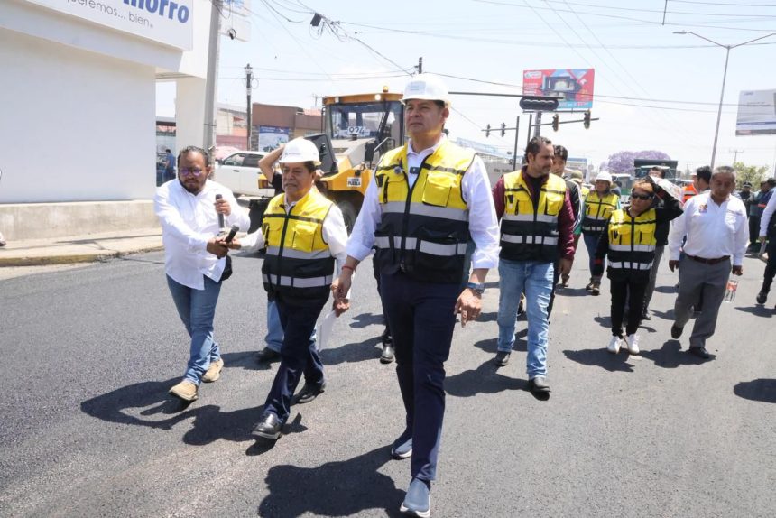 Puebla transforma su movilidad: Armenta proyecta la pavimentación de 5 mil calles con apoyo de PEMEX