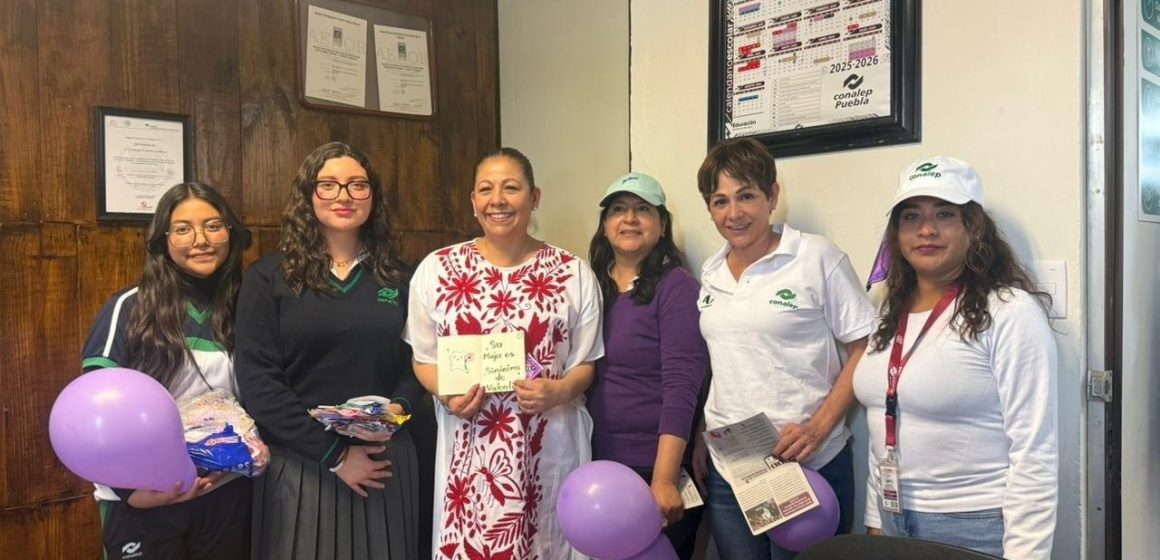 Promueve Conalep cultura de paz y equidad de género en el 8M