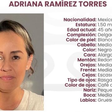 Activa Comisión de Búsqueda acciones para localización de Adriana N