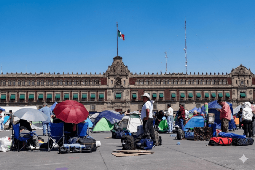CNTE levanta plantón en CDMX tras paro de 72 horas; advierten nuevas movilizaciones