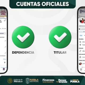 Gobierno de Puebla emite alerta por perfiles falsos que piden dinero en redes